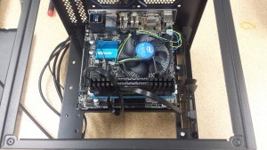 motherboard in case